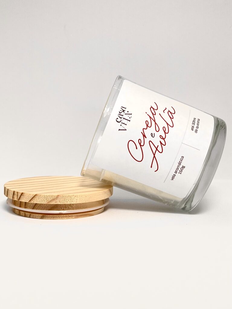 Velas Aromáticas Cereja e Avelã